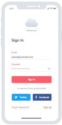 Tethered Login
